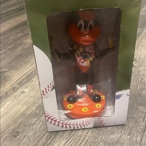 Men's Action Figure with Orange and Black Design